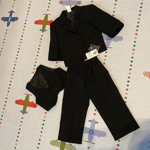 9 - 12 month old 3 Piece Black Suit